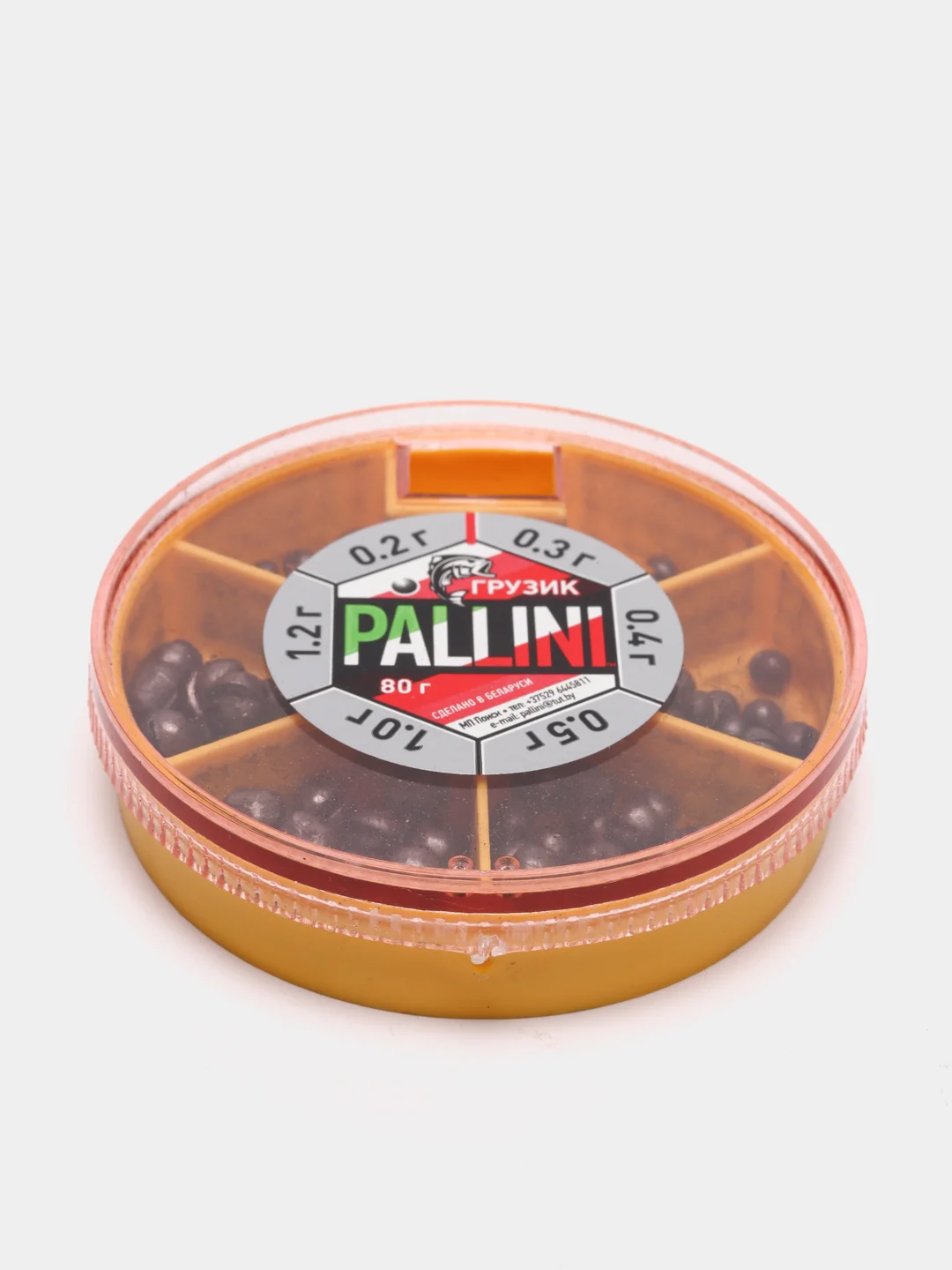 Набор рыболовных грузил / грузов PALLINI (70-80-100гр)