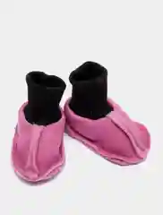 Аметистовый теплые пинетки для малышей на флисе