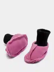 Аметистовый теплые пинетки для малышей на флисе