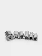 Головка торцевая, 1/4", удлиненная и обычная, 5-14 мм