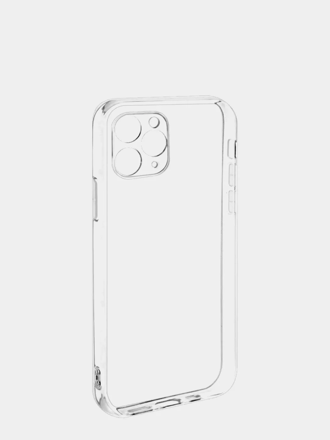 Силиконовый чехол Clear case iPhone XR, 11, 12 Pro Max, прозрачный, клип-кейс