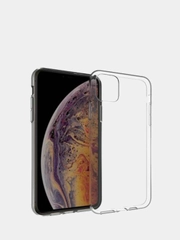 Чехол силиконовый для iPhone 11 Pro/XR/X/XS/7/8/SE/6/6S/5/5S/12/13/14 Pro Max, прозрачный