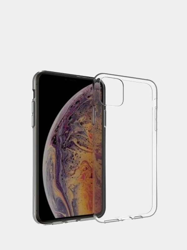 Чехол силиконовый для iPhone 11 Pro/XR/X/XS/7/8/SE/6/6S/5/5S/12/13/14 Pro Max, прозрачный