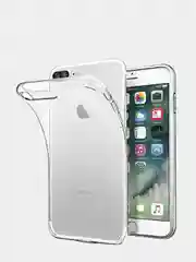 Силиконовый прозрачный чехол iPhone 11, 6s, 7, 8 Plus, X, Xs, 12 Pro Max, XR, 13, 14, Айфон Про Макс