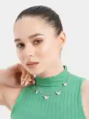 Серебряный цепочка на шею