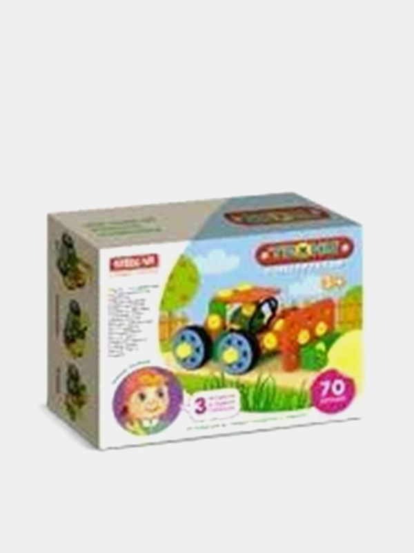 Конструктор Техно "Бульдозер", 70 деталей