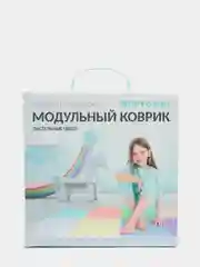 Модульный массажный коврик ОРТОДОН, набор №1 "Универсал", пастельные цвета