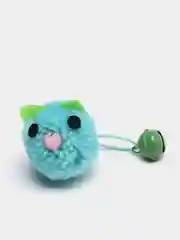 Голубой игрушка для кошек "Мышка погремушка с колокольчиком"