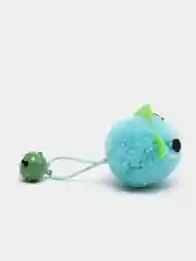 Голубой игрушка для кошек "Мышка погремушка с колокольчиком"