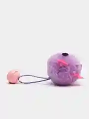 Сиреневый игрушка для кошек "Мышка погремушка с колокольчиком"