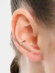 Серебряный каффы без прокола