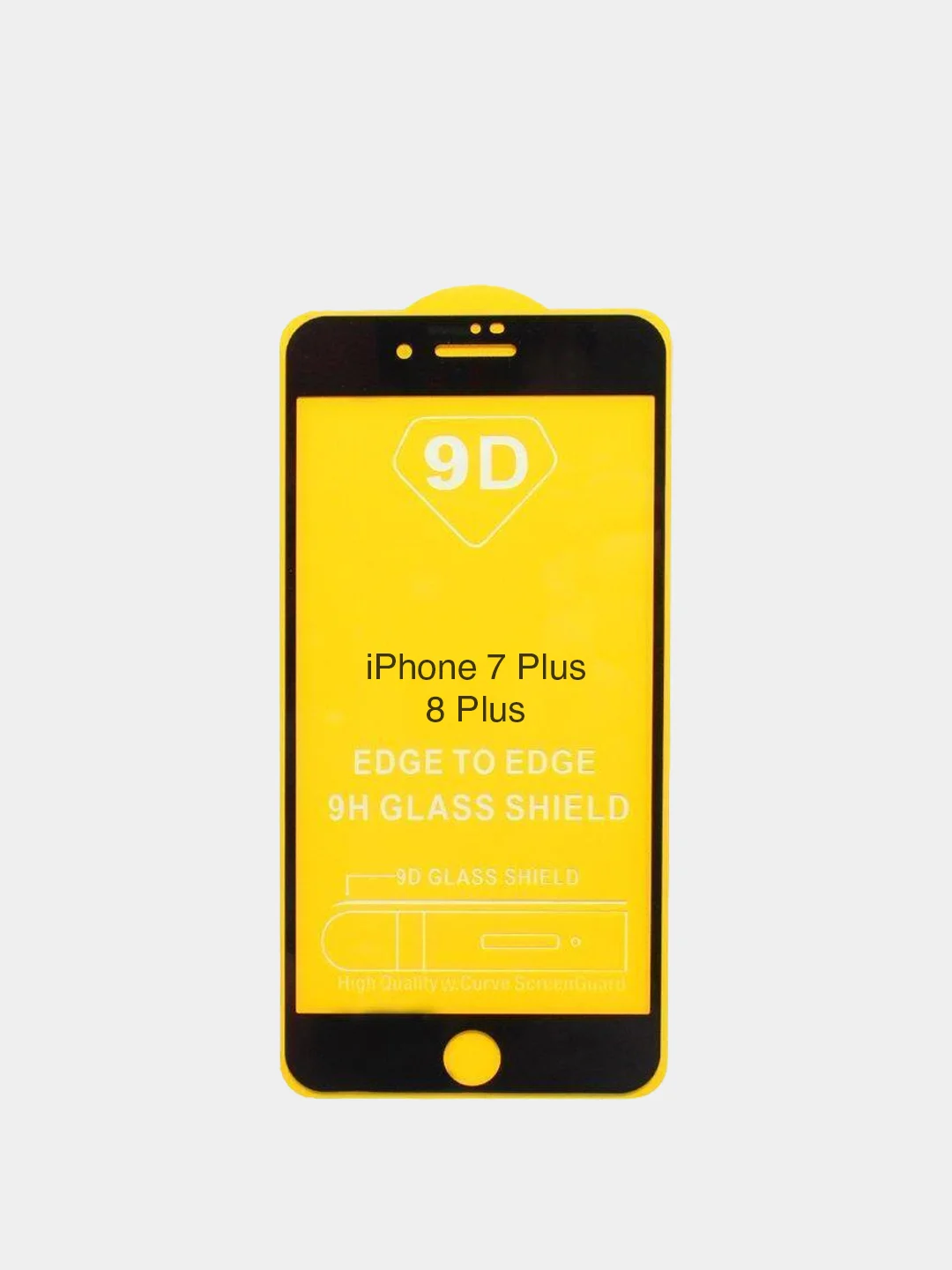 Защитное стекло iPhone 7 Plus  8 Plus черное белое