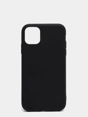 Чехол черный матовый силиконовый iPhone 11 XR X XS 7 8 SE