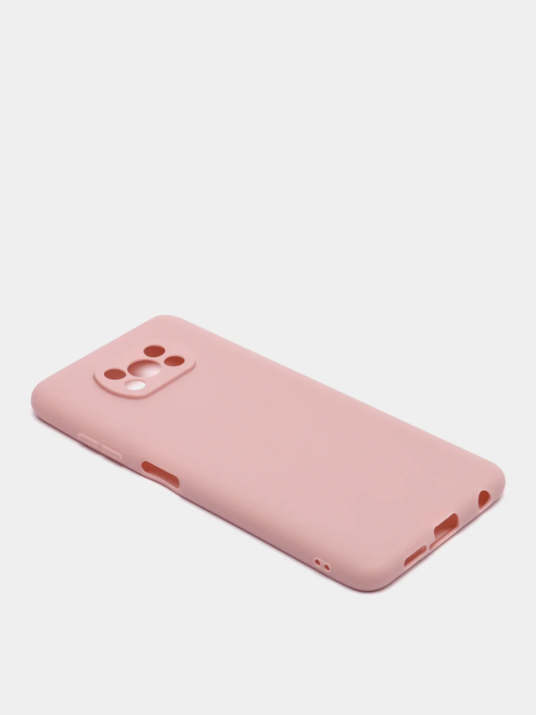 Бежевый чехол Xiaomi Poco X3 NFC / Poco X3 Pro, силиконовый