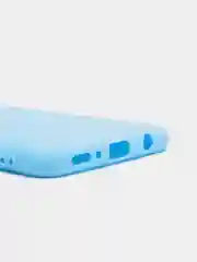 Голубой чехол Samsung Galaxy A31 силиконовый цветной матовый (Самсунг Галакси А31)