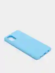 Голубой чехол Samsung Galaxy A31 силиконовый цветной матовый (Самсунг Галакси А31)