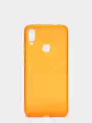 Оранжевый чехол прозрачный для Xiaomi Redmi Note 7 / Note 7 Pro плотный неоновый с оттенком