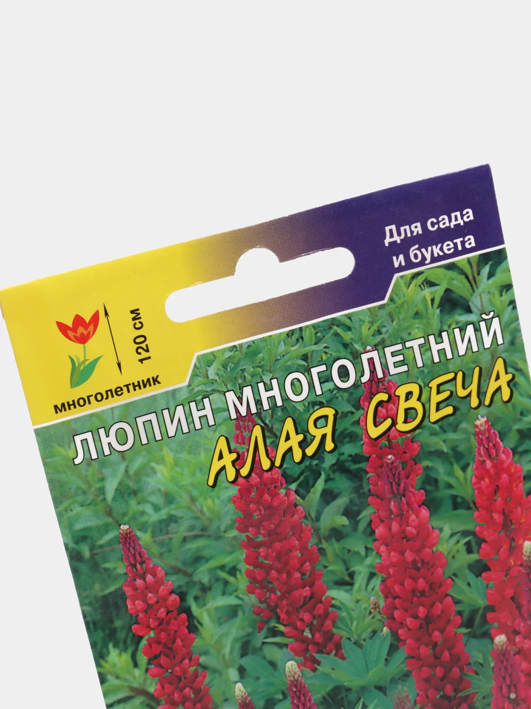 Семена цветы "Люпин Алая свеча"