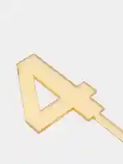 Топпер цифра 1, 2, 3, 4, 5, 6, 7, 8, 9, 0