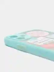 Мятный чехол на Айфон (iPhone) 11, XR, 7, 8 Plus, SE, 12, 13, 14, 15 Pro Max, пластиковый