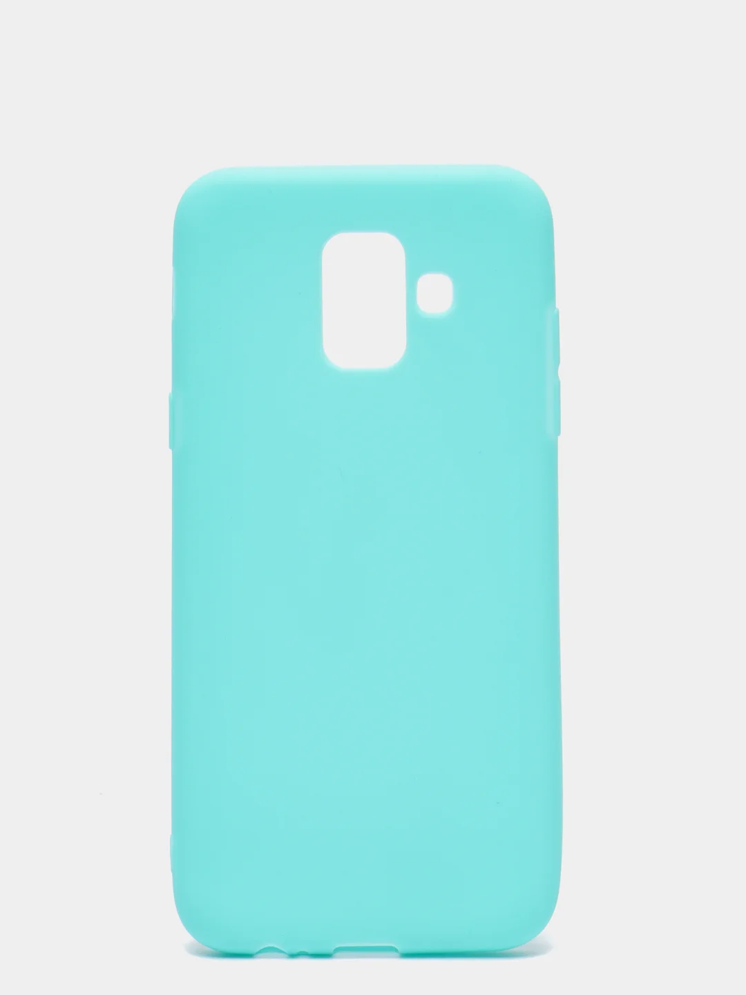 Бирюзовый чехол Samsung Galaxy A6 2018 силиконовый