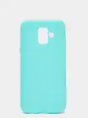 Бирюзовый чехол Samsung Galaxy A6 2018 силиконовый