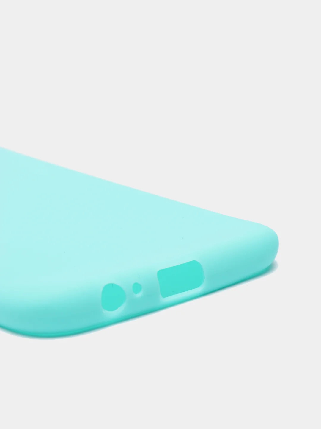 Бирюзовый чехол Samsung Galaxy A6 2018 силиконовый