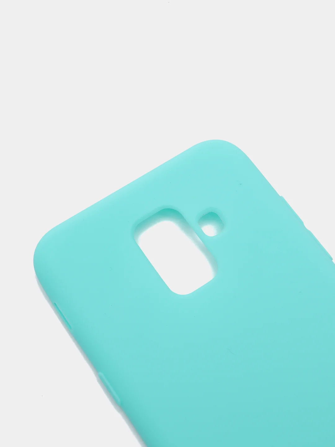 Бирюзовый чехол Samsung Galaxy A6 2018 силиконовый