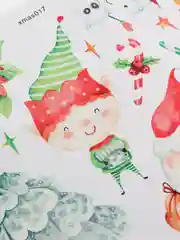 Новогодняя наклейка интерьерная декоративная на окна, двери и стены "Новогодняя сказка"