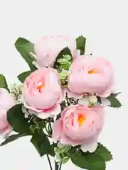 Розовый искусственные цветы: пионы, розы, осока, растения, зелень