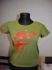 Хаки футболка женская