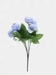 Небесно-голубой искусственные цветы: пионы, розы, осока, растения, зелень