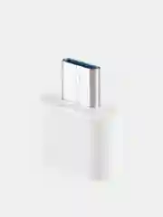 Белый адаптер-переходник с USB на USB type C