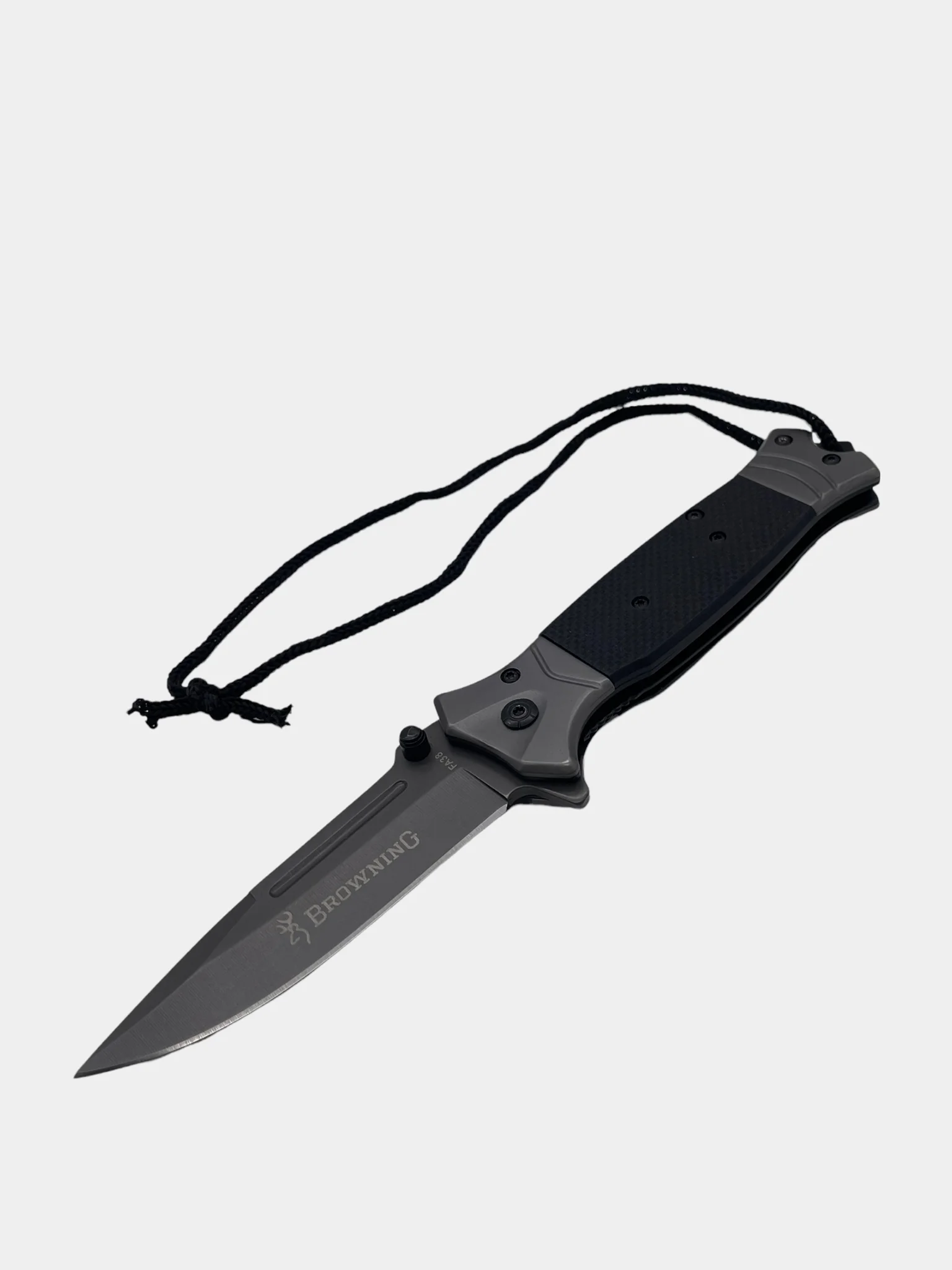 Нож Browning FA38 складной туристический, сталь 440С, Liner Lock, рукоять G10 черная