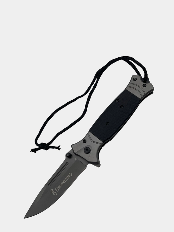 Нож Browning FA38 складной туристический, сталь 440С, Liner Lock, рукоять G10 черная