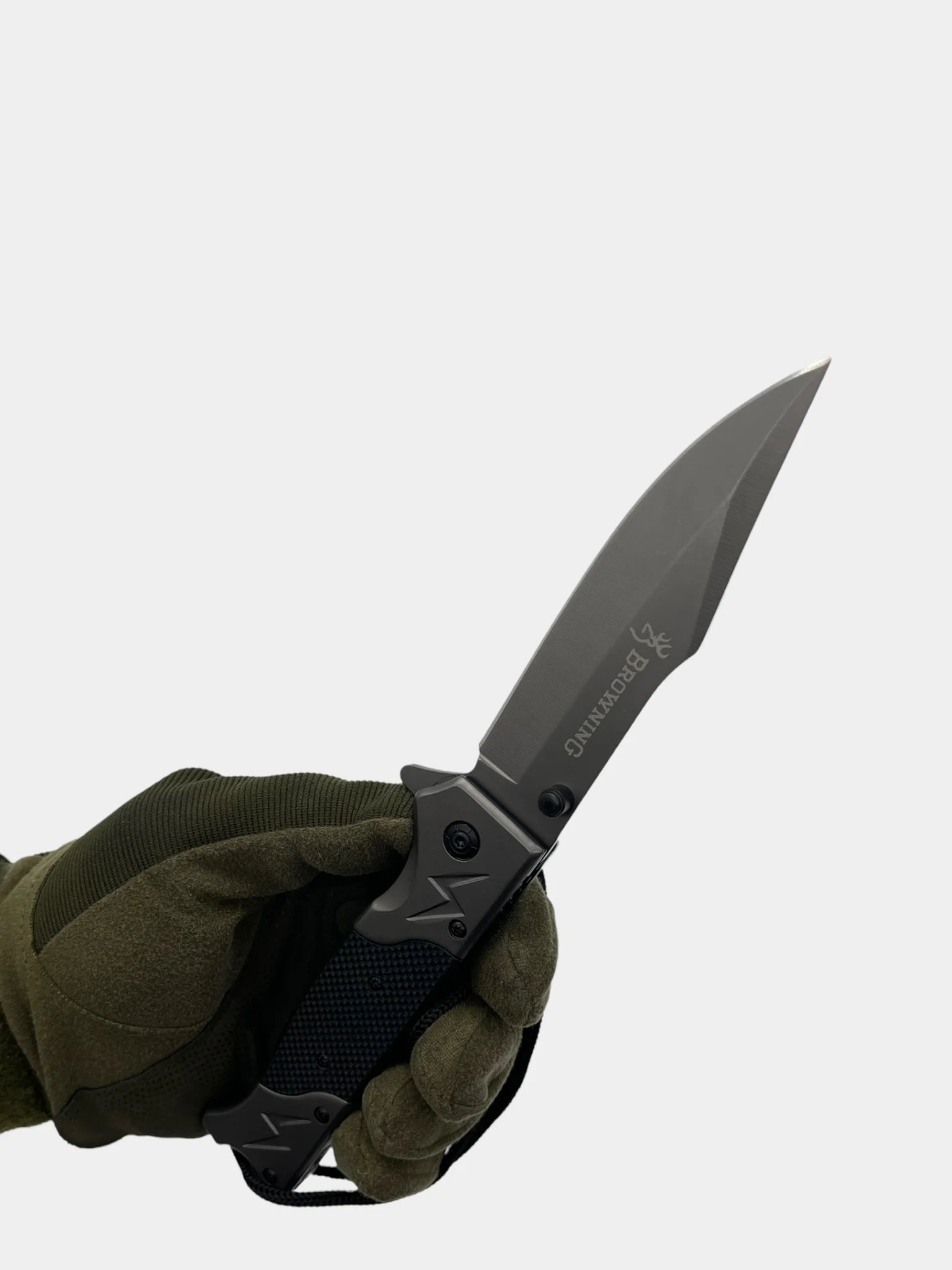 Нож Browning FA46 складной туристический, сталь 440С, Liner Lock, рукоять G10 черная