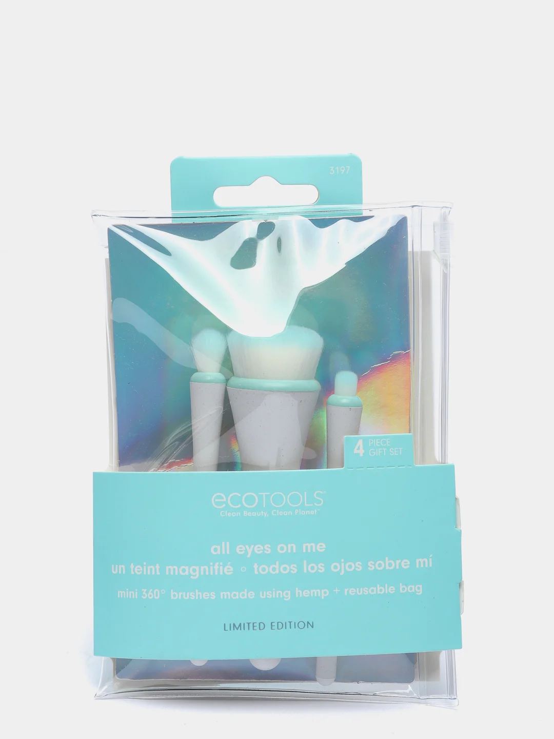 Набор мини-кистей для макияжа с косметичкой EcoTools All Eyes On Me Mini Ultimate Brush