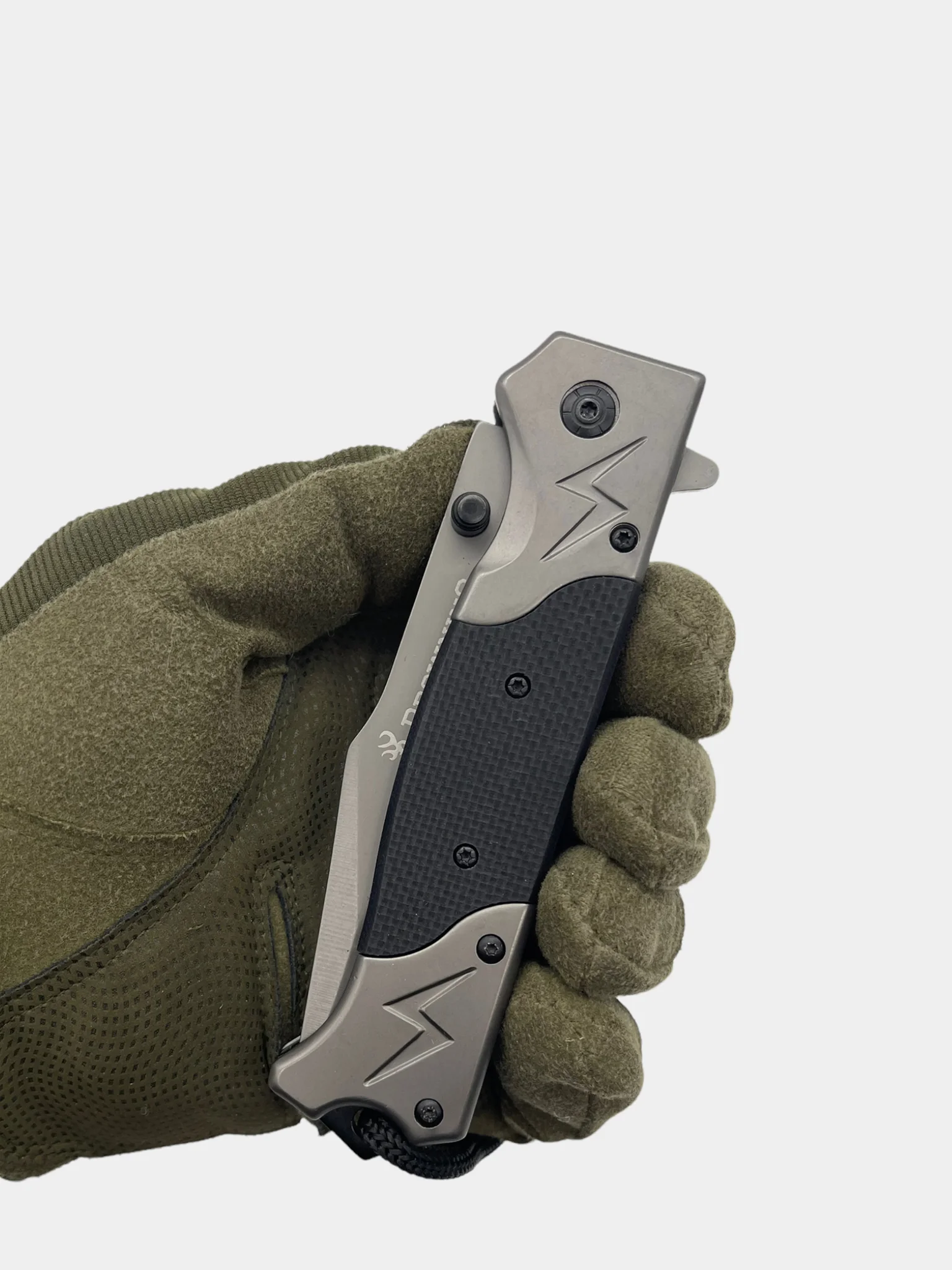 Нож Browning FA46 складной туристический, сталь 440С, Liner Lock, рукоять G10 черная