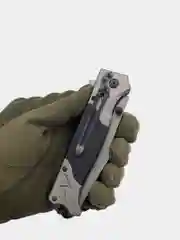 Нож Browning FA46 складной туристический, сталь 440С, Liner Lock, рукоять G10 черная