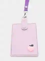 Сиреневый бейдж вертикальный