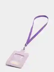 Сиреневый бейдж вертикальный