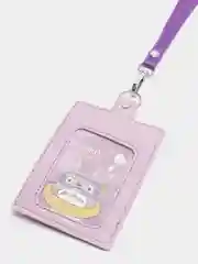Сиреневый бейдж вертикальный
