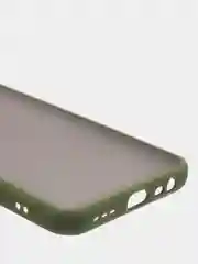 Лесной зеленый чехол Xiaomi Redmi 9 (Сяоми Редми 9) пластиковый матовый с цветными кнопками
