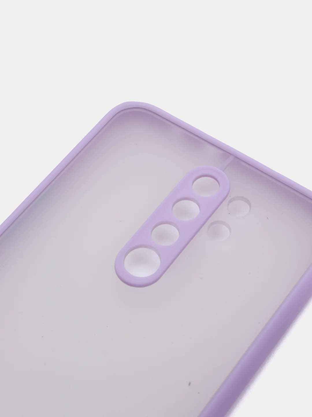 Лавандовый чехол Xiaomi Redmi 9 (Сяоми Редми 9) пластиковый матовый с цветными кнопками