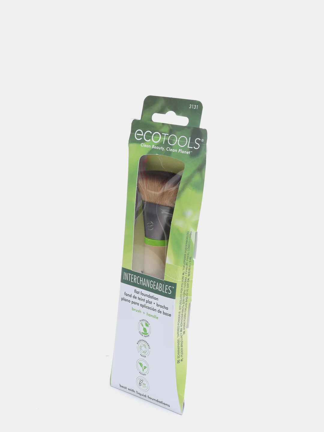 Плоская кисть для тональной основы EcoTools Interchangeables Flat Foundation