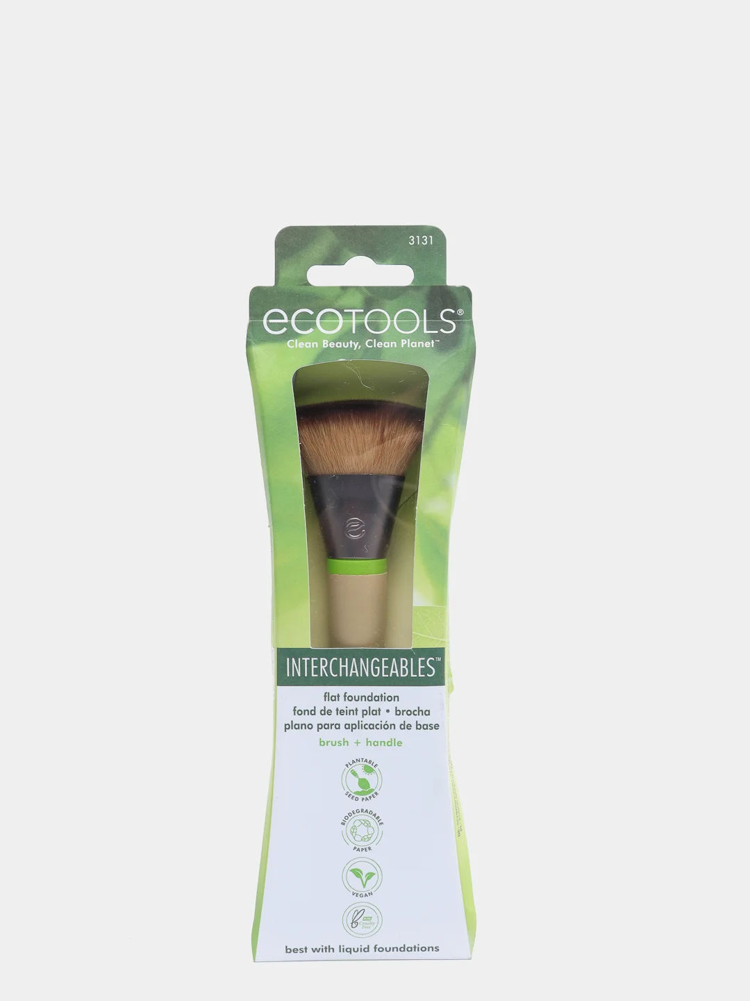 Плоская кисть для тональной основы EcoTools Interchangeables Flat Foundation