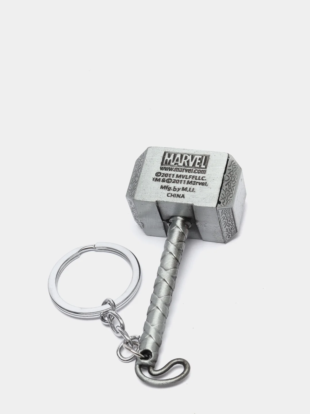 Серебряный брелок для ключей мужской, брелок молот тора