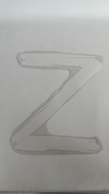 Наклейки на автомобиль V и Z