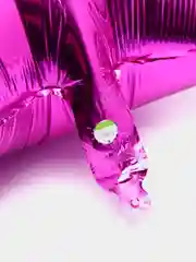 Розовый воздушный шар Звезда, многоразовый, 45 см