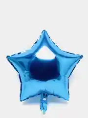 Синий воздушный шар Звезда, многоразовый, 45 см